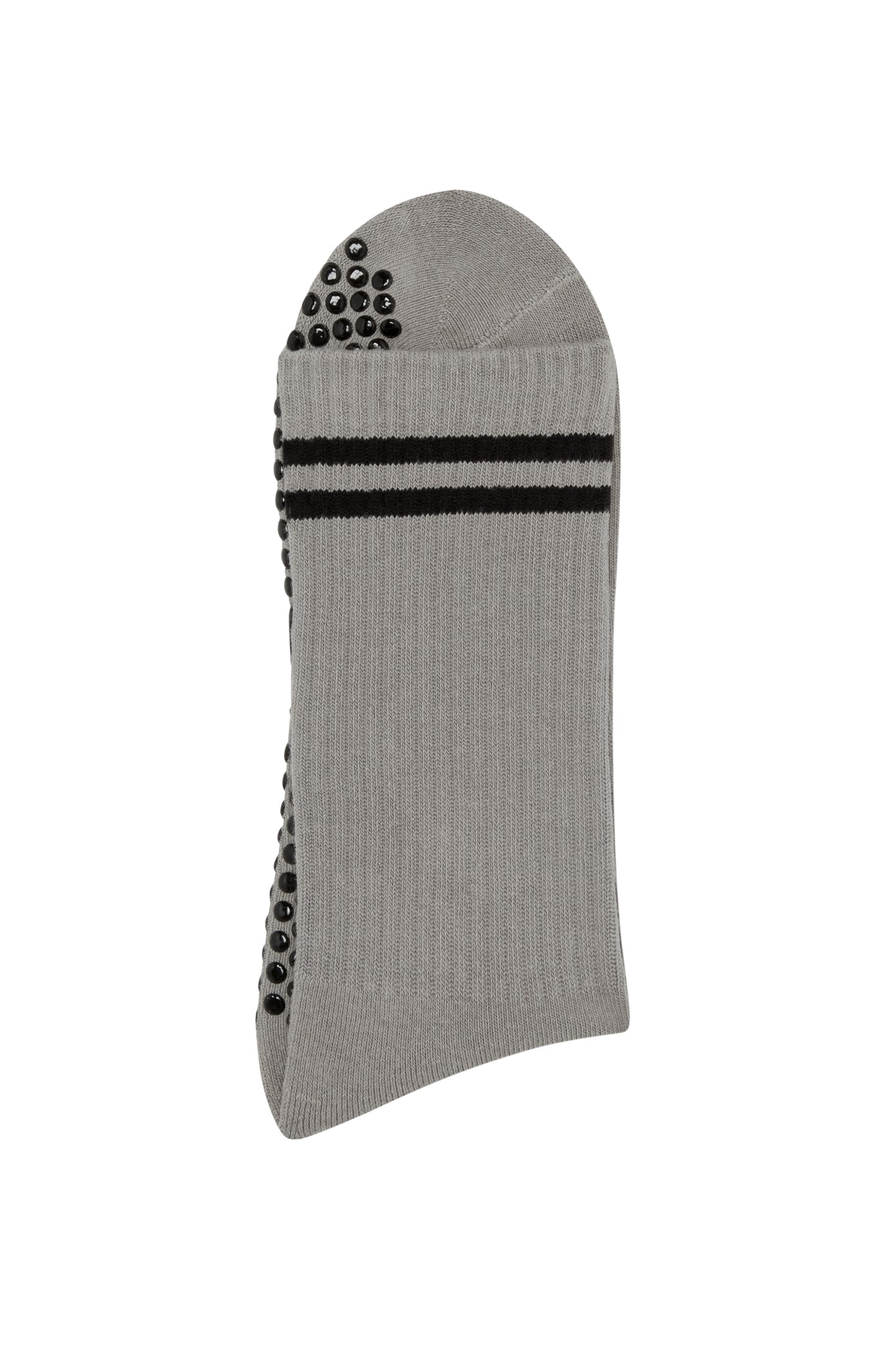 gray grip socks with black grips 