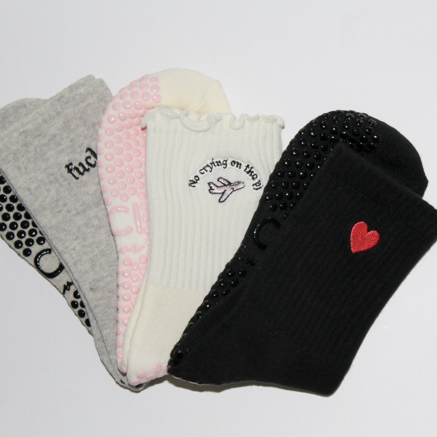 TICI ACTIVE Valentine's Day grip sock collection, non-slip grip socks